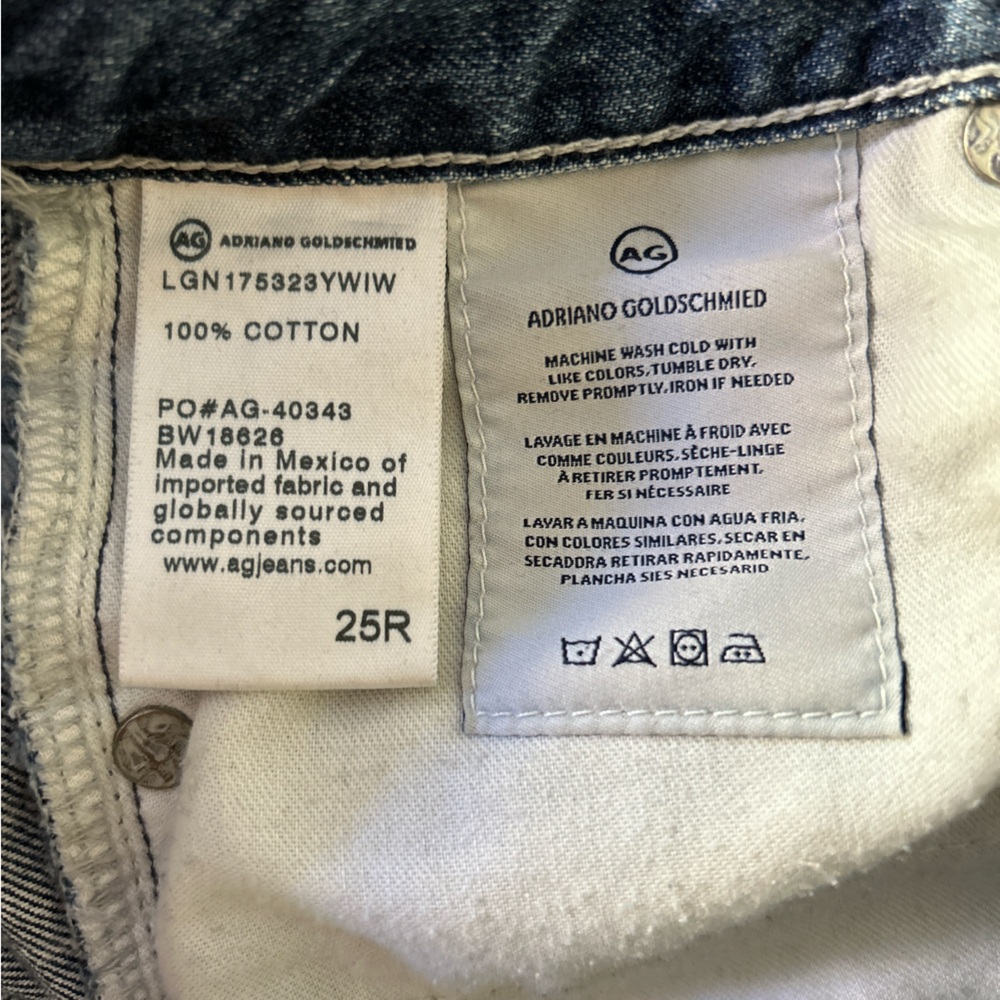 AG Isabelle High rise straight crop jeans - Picture 7 of 7
